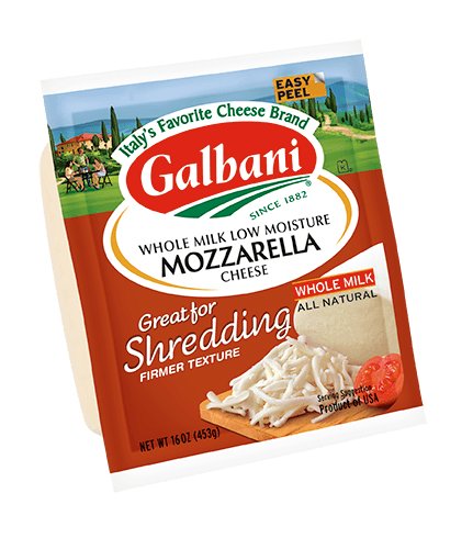 Galbani Whole Milk Low Moisture Mozzarella Cheese, 16 Ounce -- 12 per case
