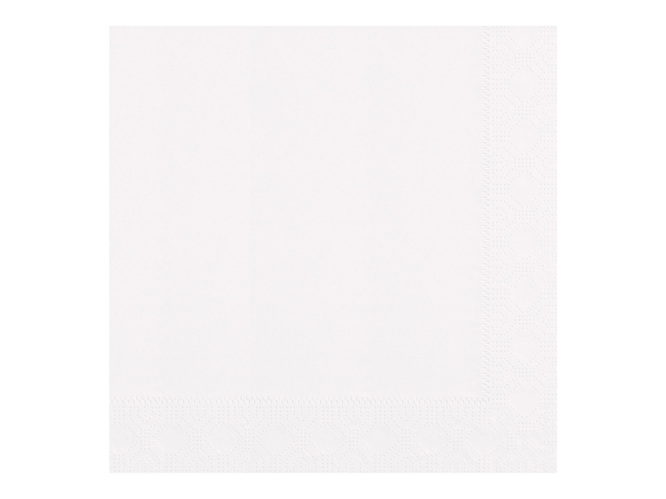 Hoffmaster 2 Ply White Dinner Napkin, 17 x 17 inch -- 1200 per case.