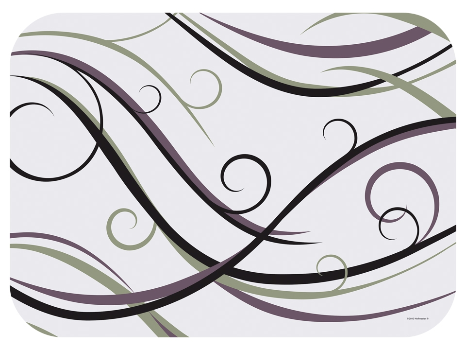 Hoffmaster Paper Swirl Traymat, 13.625 x 18.75 inch -- 1000 per case.