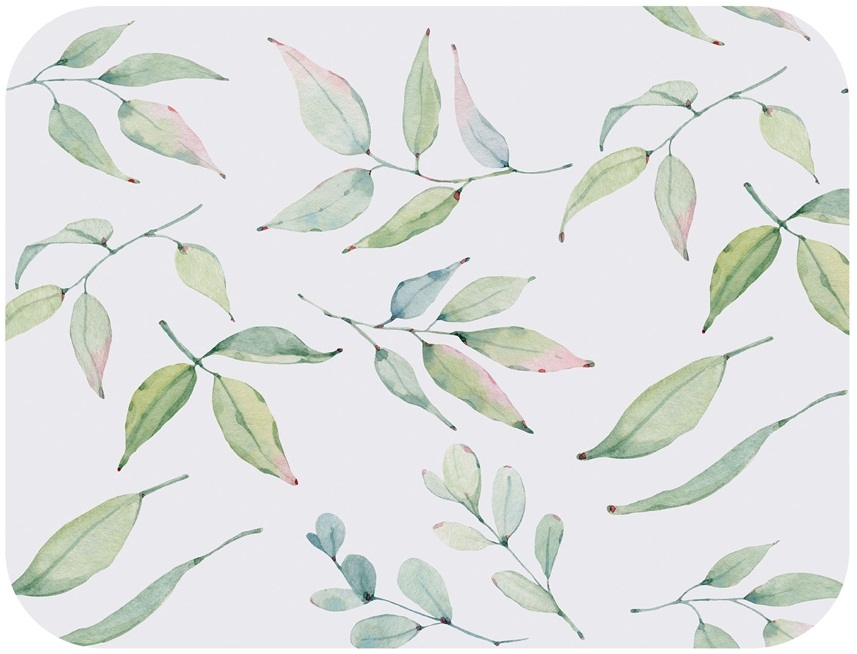 Hoffmaster Paper Watercolor Leaves Traymat, 12 3/4 x 16 3/4 inch -- 1000 per case.
