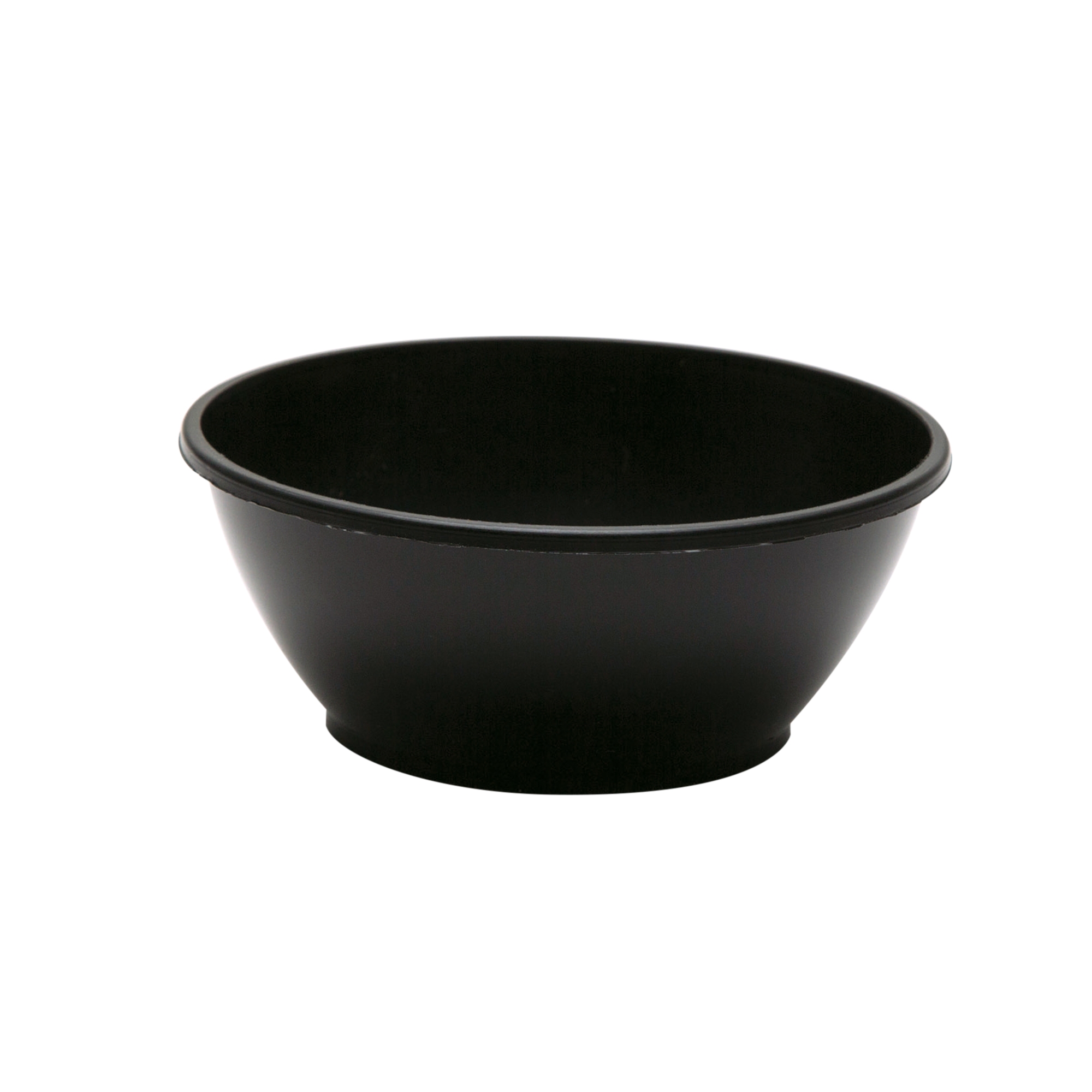 WNA Comet Polypropylene Black Dessert Dish, 6 Ounce -- 1000 per case.