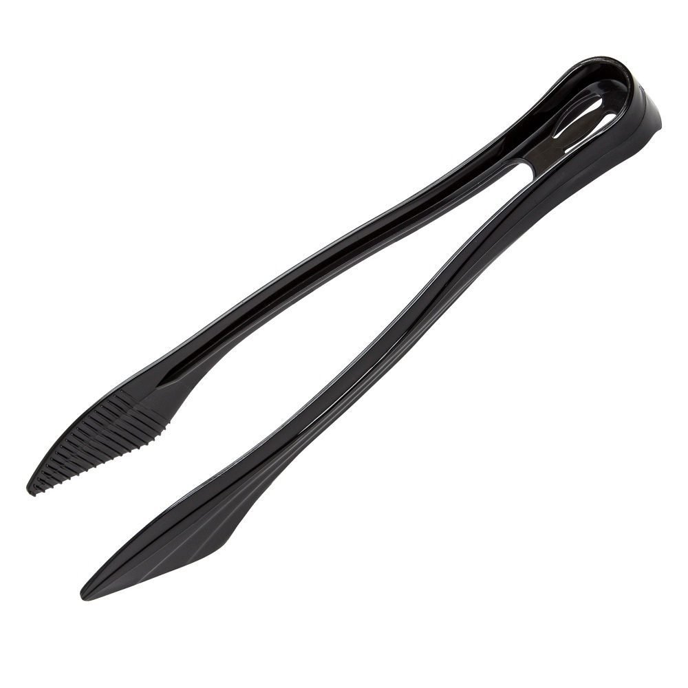 WNA Classicware Black Polystyrene Tong, 9 inch -- 40 per case.