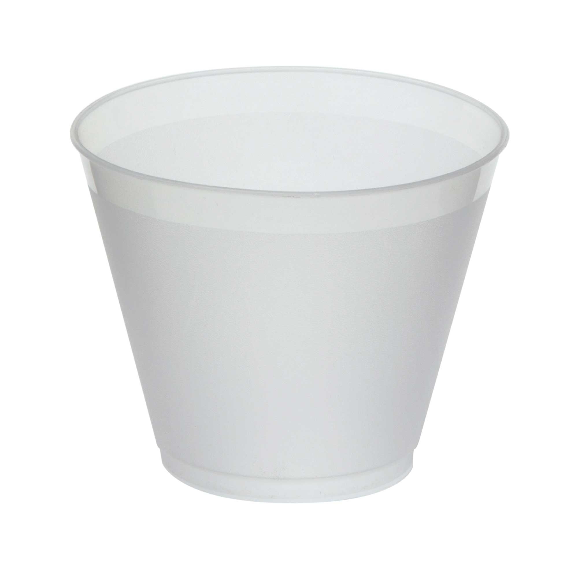 WNA FrostFlex Squat Frosted Clear Tumbler, 8.75 Ounce -- 500 per case.