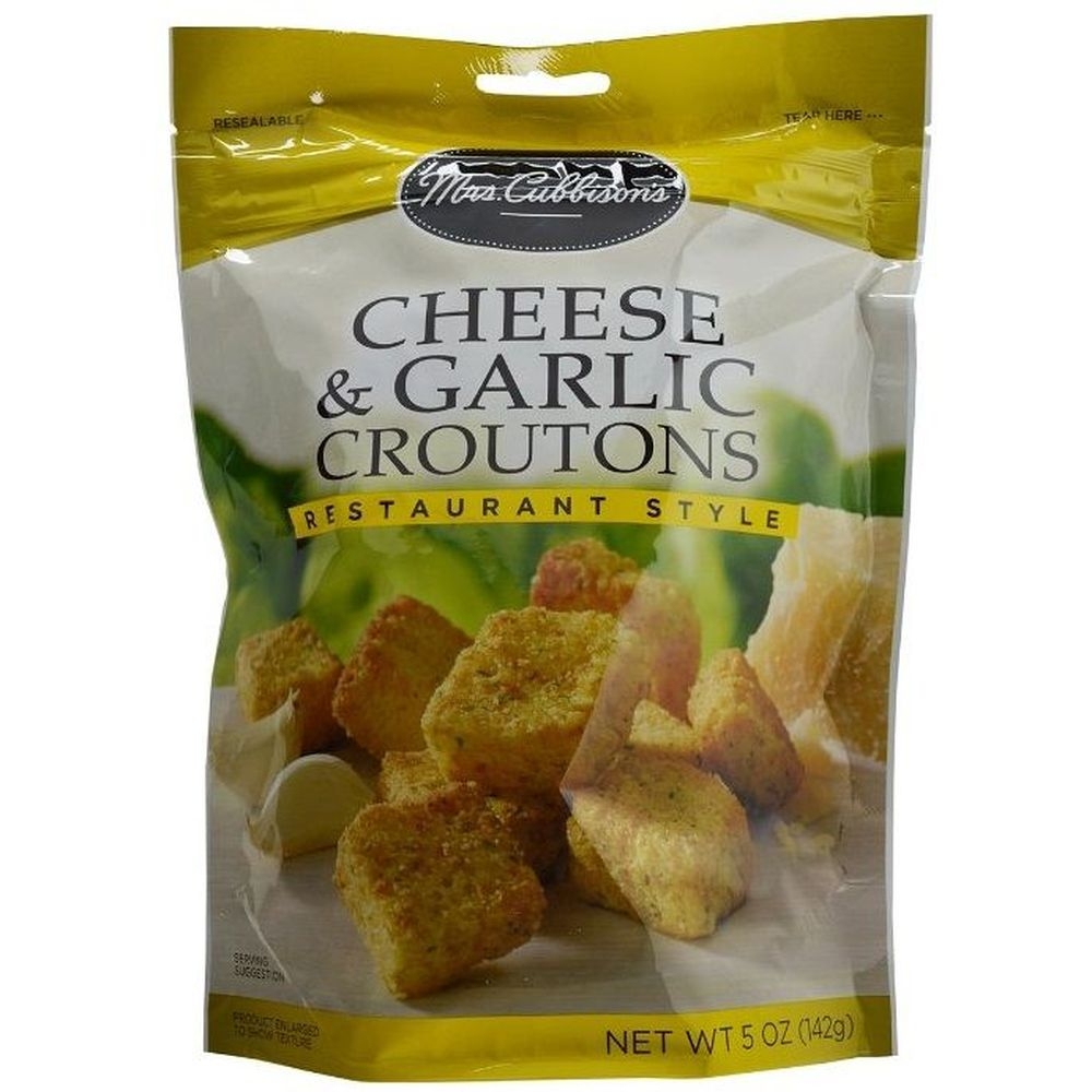Mrs. Cubbisons Homestyle Cheese Garlic Crouton, 5 Ounce -- 9 per case