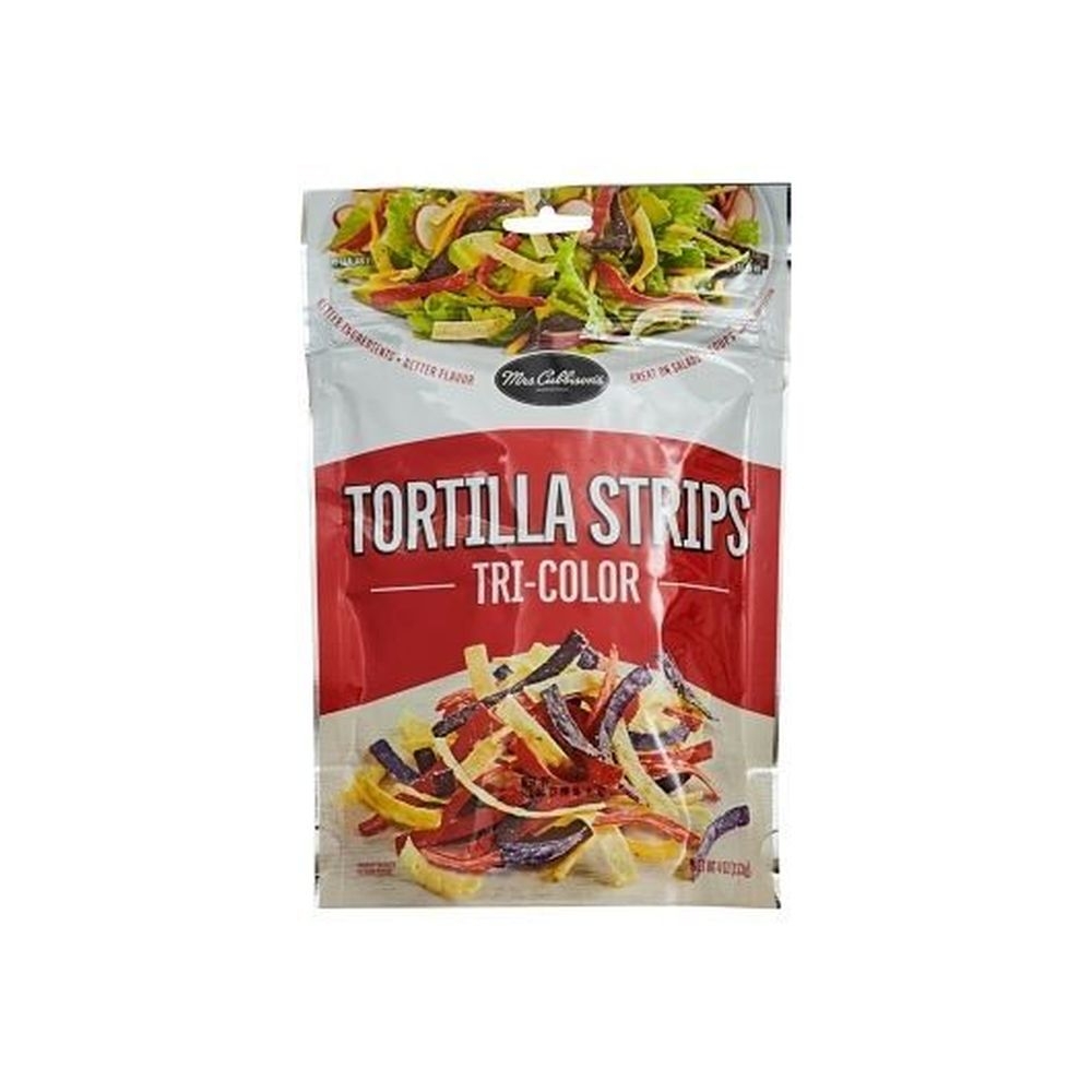 Mrs. Cubbisons Tri-Color Tortilla Chips, 4 Ounce Bag -- 9 per case
