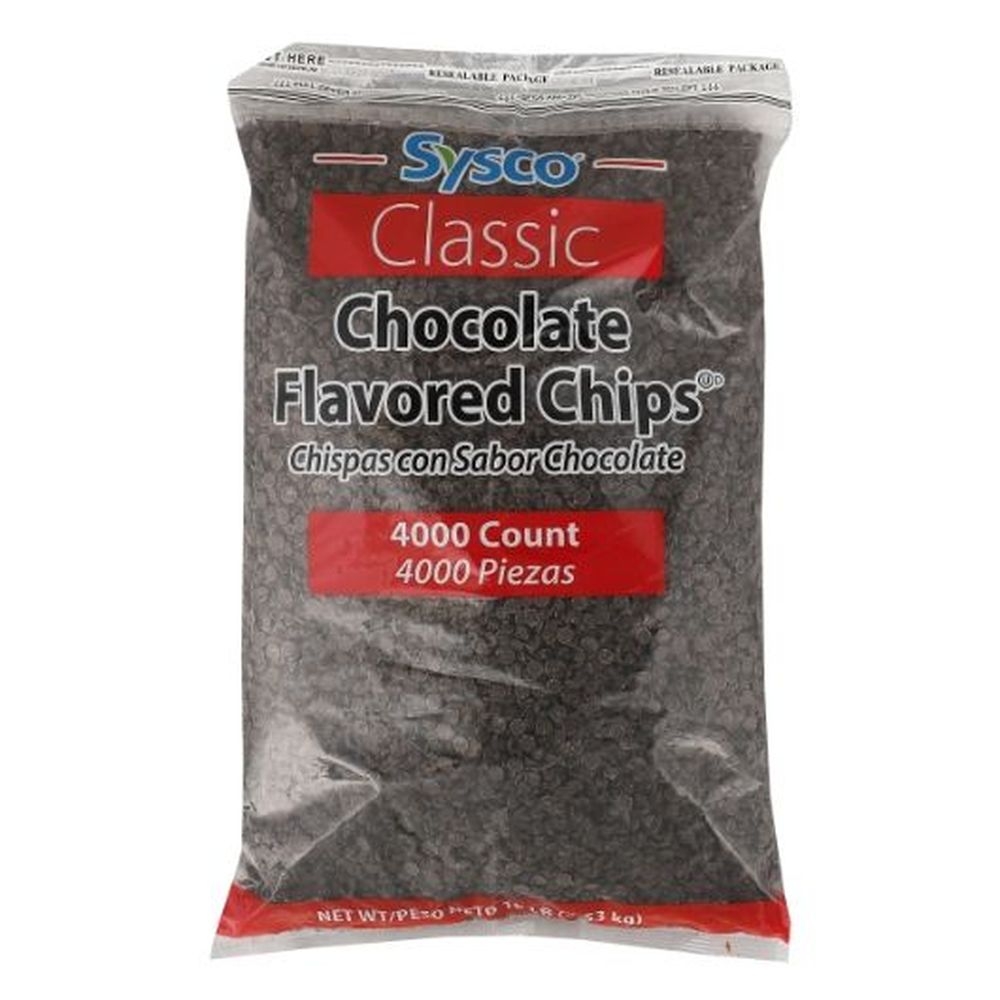 Sysco Classic Chocolate Flavored Chips, 10 Pound