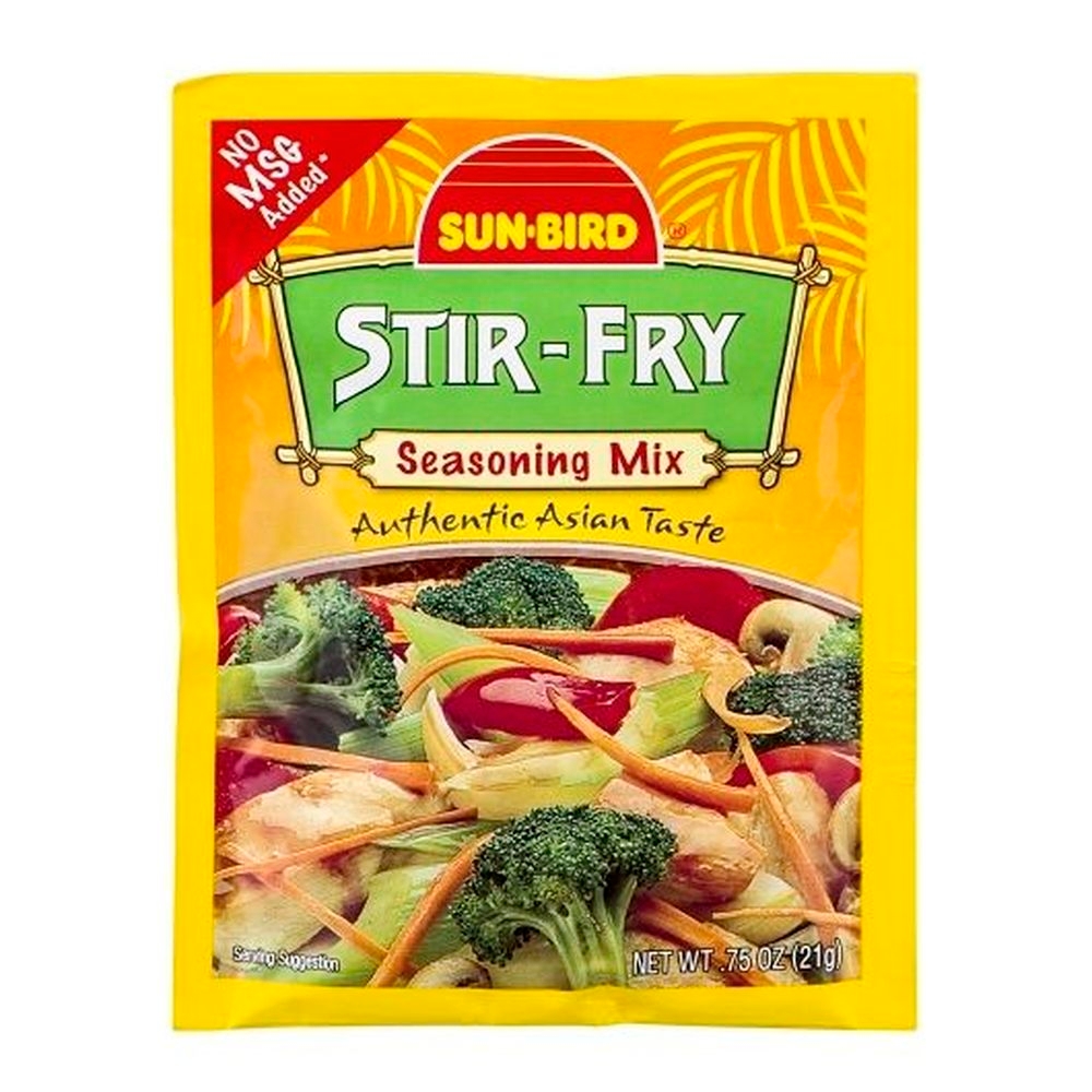 Sun-Bird Stir Fry Seasoning Mix, 0.74 Ounce -- 24 per case