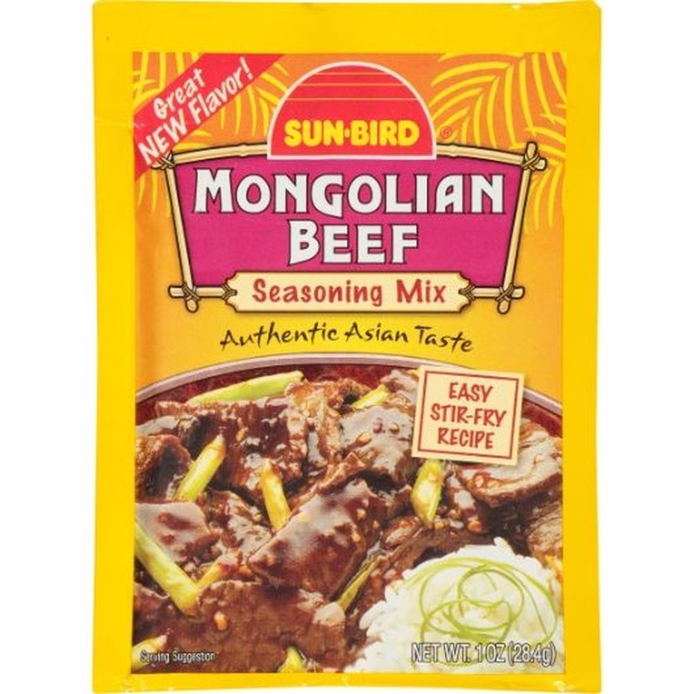 Sun-Bird Mongolian Beef Seasoning Mix, 1 Ounce -- 24 per case