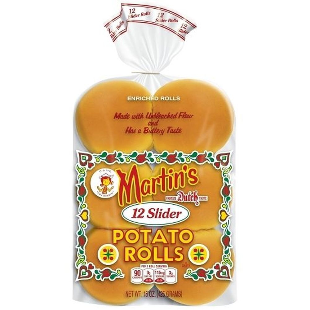 Martins Sliced Potato Rolls, 12 count - 7 per case