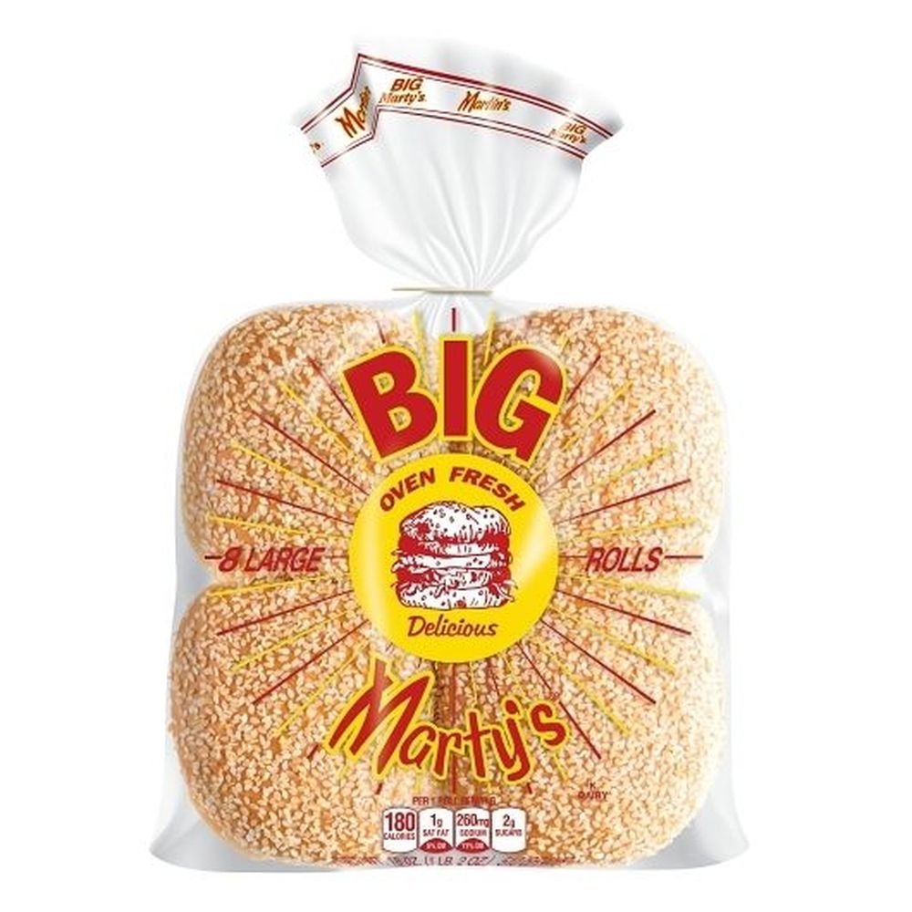 Martins Big Martys Large Rolls, 8 count - 6 per case