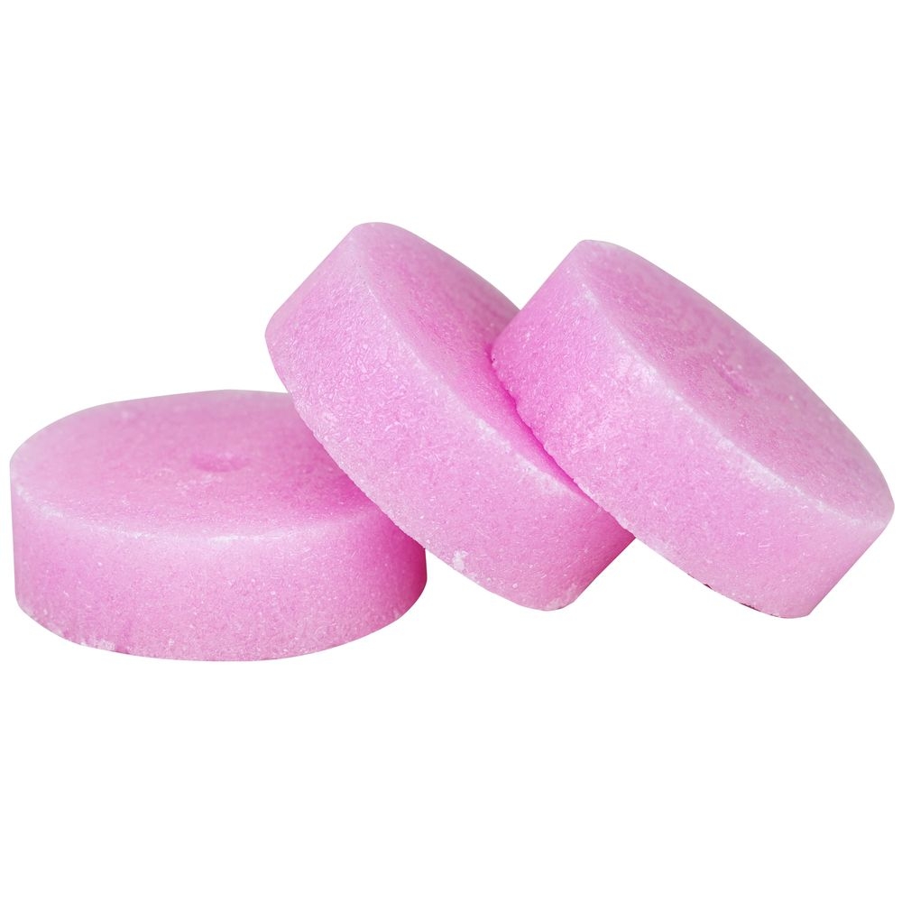 Health Gards Pink Cherry Round Para Toss Block, 3.5 Ounce -- 12 per case.