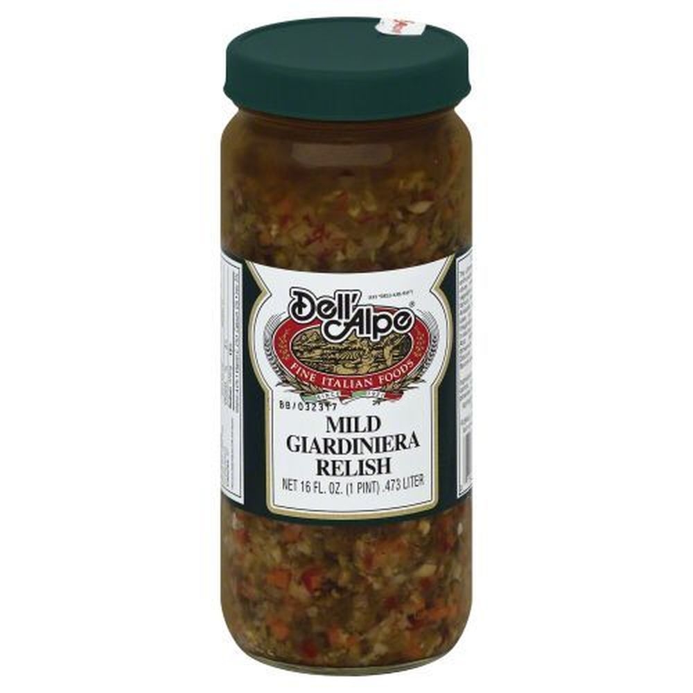 Dell Alpe Mild Giardiniera Relish, 16 Ounce -- 12 per case