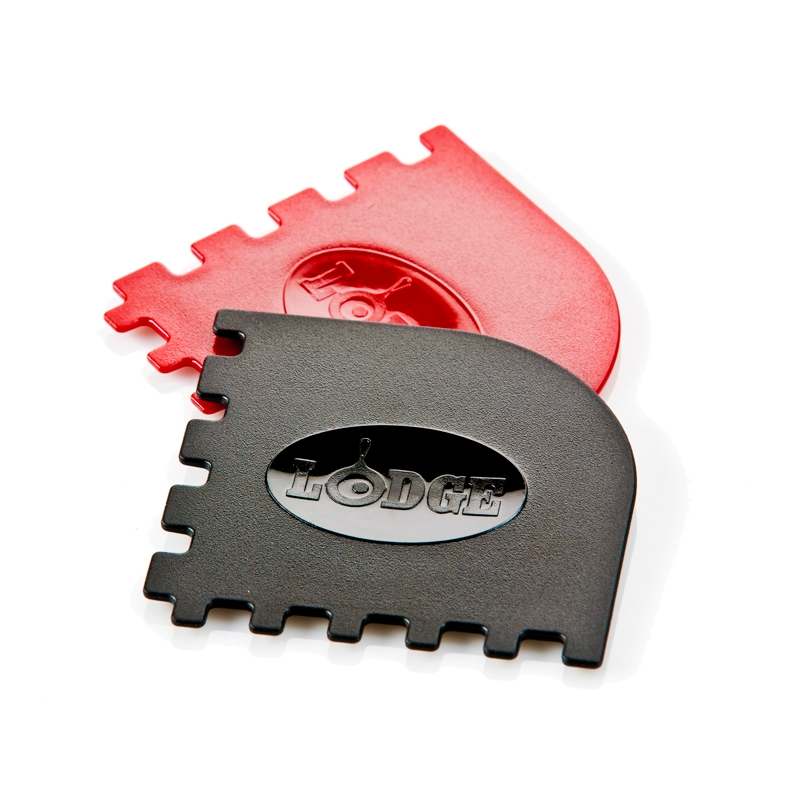 Lodge Red and Black Grill Pan Scraper Set -- 12 set per case.