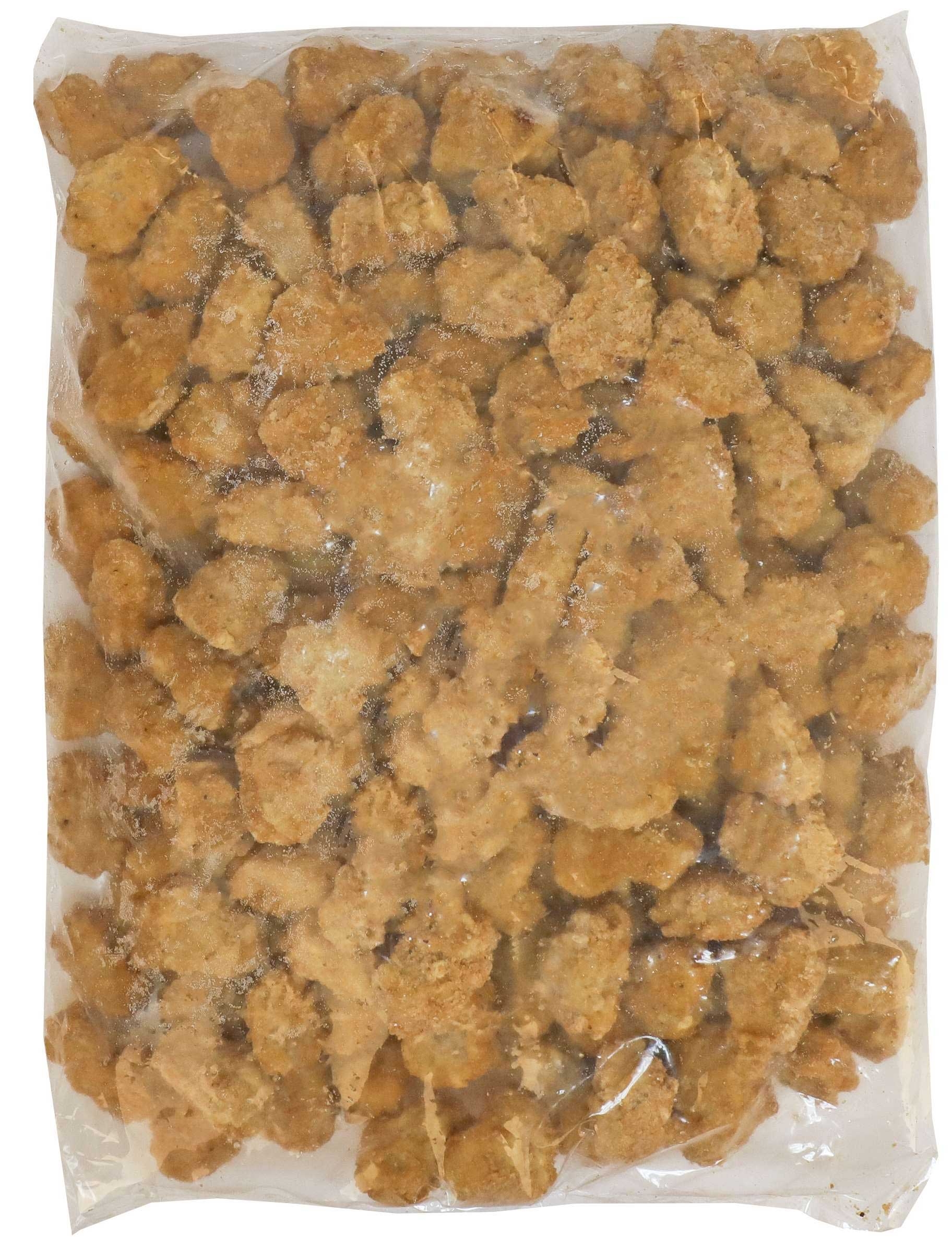 Gold Kist Whole Grain Breaded Popcorn Shaped Dark Chicken Patty, 5 Pound -- 6 per case