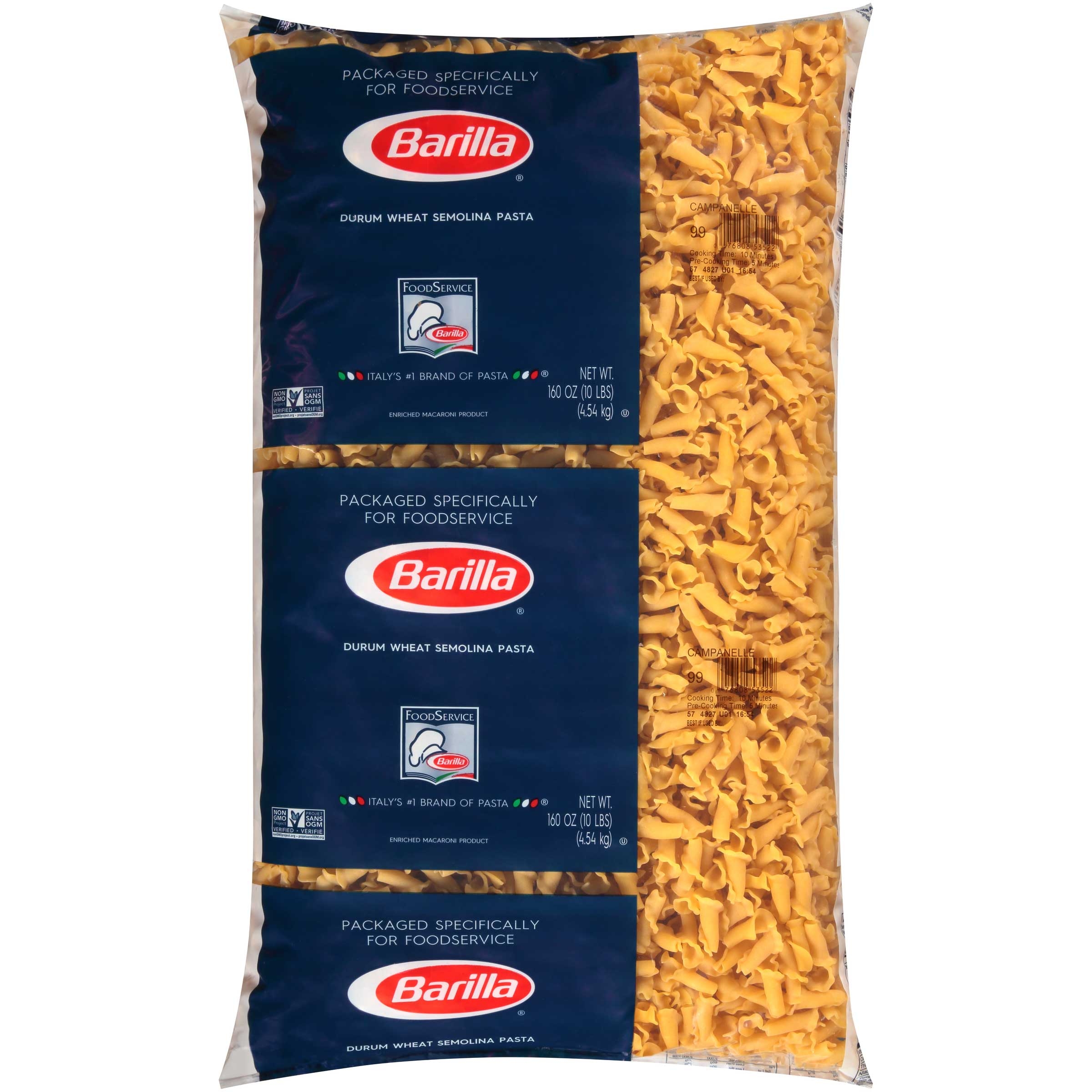 Barilla Campanelle Pasta, 160 Ounce -- 2 per case.
