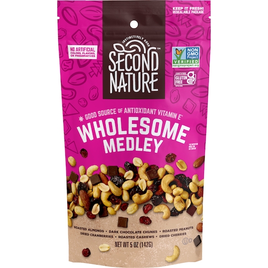 Second Nature Wholesome Medley Trail Mix, 5 Ounce -- 12 per case