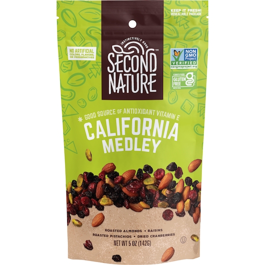 Second Nature California Medley Trail Mix, 5 Ounce -- 12 per case