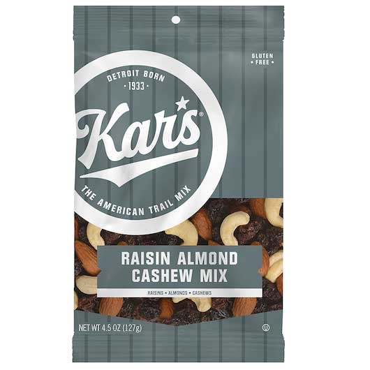 Second Nature Raisin Almond Cashew, 4.5 Ounce -- 12 per case