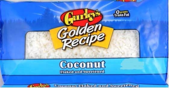 Gurleys Coconut Flake - 12 count per pack -- 12 packs per case