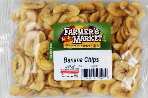 Farmers Market Banana Chips, 8 Ounce -- 8 per case