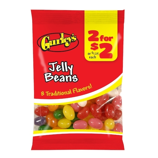2 For $2 8 Traditional Flavor Jelly Beans Candy, 4.25 each -- 12 per case