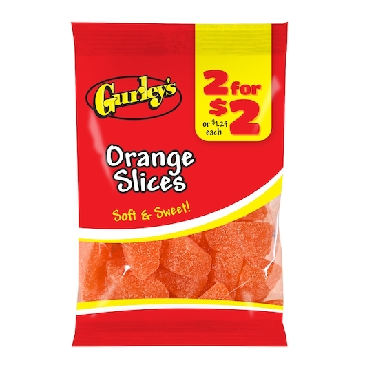 2 For $2 Soft and Sweet Orange Slices Candy, 4.75 Ounce -- 12 per case