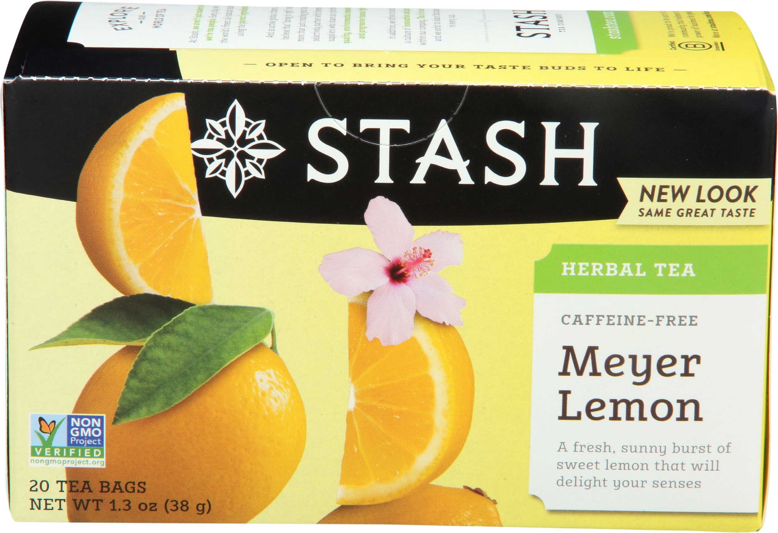 Stash Meyer Lemon Tea - 20 tea bags per pack -- 6 packs per case