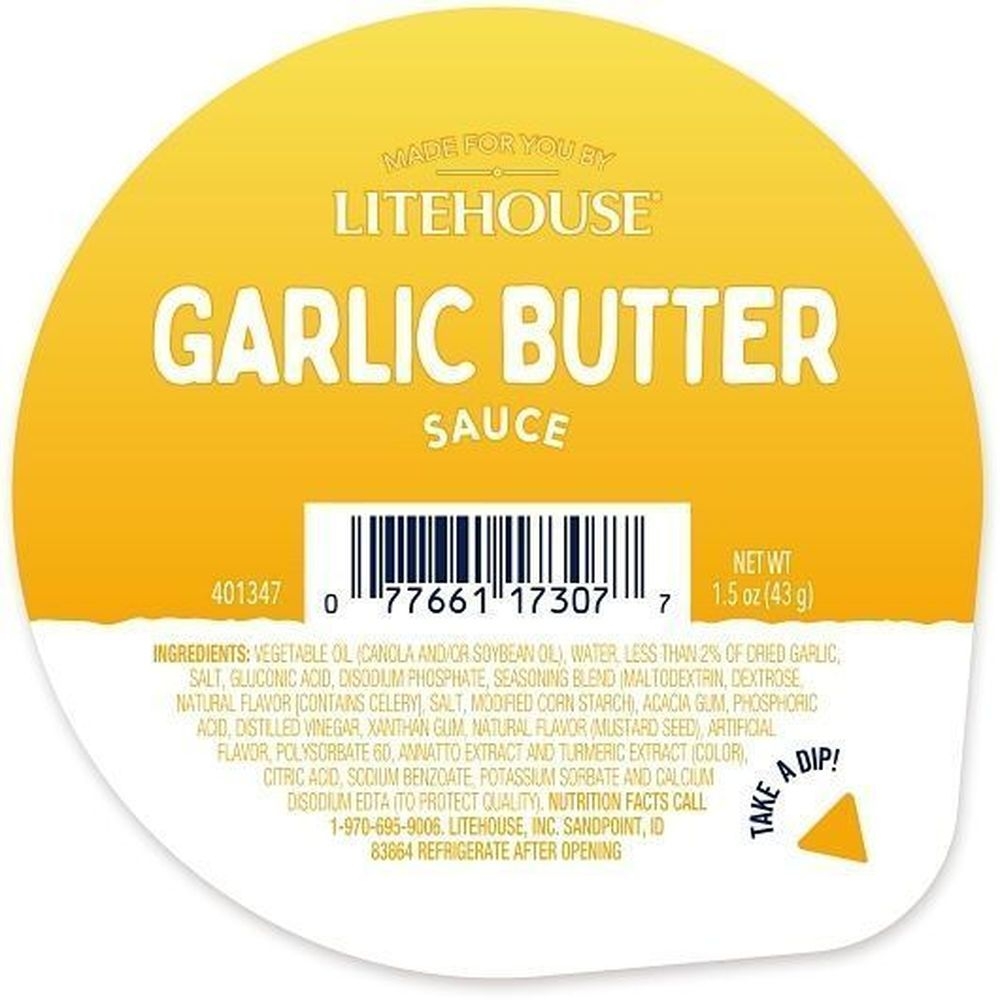 Made For You Garlic Butter Sauce, 1.5 Fluid Ounce -- 48 per case