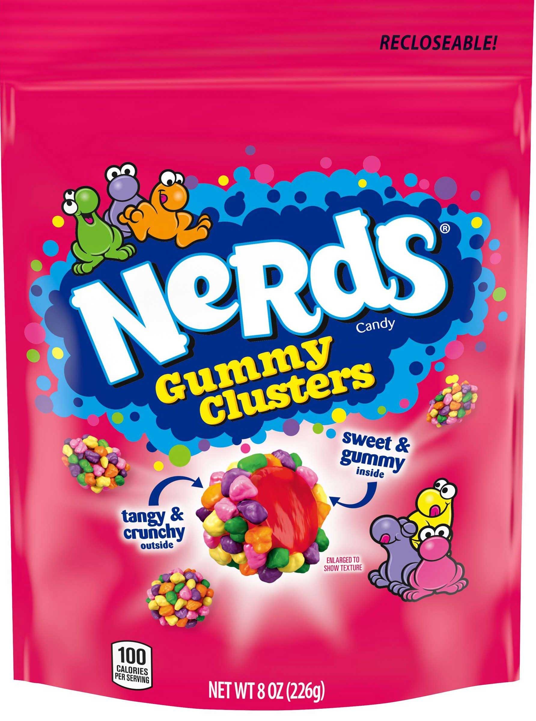 Nerds Doy Gummy Clusters Candy, 8 Ounce -- 6 per case