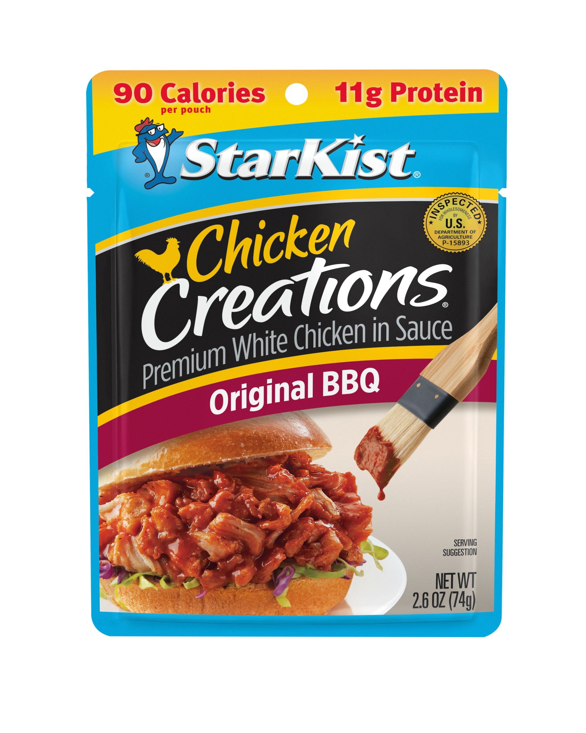 Starkist Chicken Creations White Chicken in BBQ Sauce, 2.6 Ounce -- 12 per case