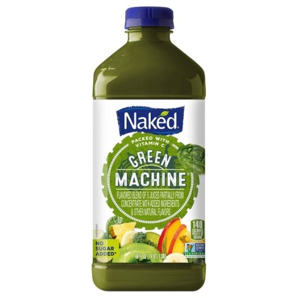 Naked Green Machine No Sugar Added 100 Percent Juice Blend, 46 Fluid Ounce -- 6 per case