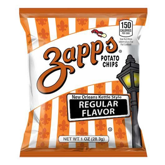 Zapps Regular Potato Chips, 1 Ounce -- 60 per case