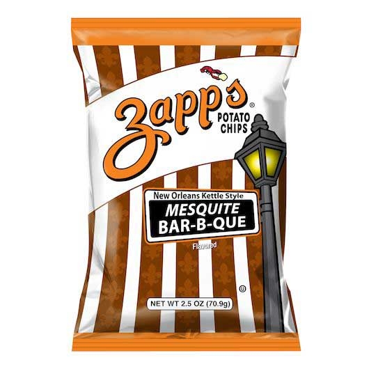 Zapps Mesquite Bbq Kettle Potato Chips, 2.5 Ounce -- 10 per case