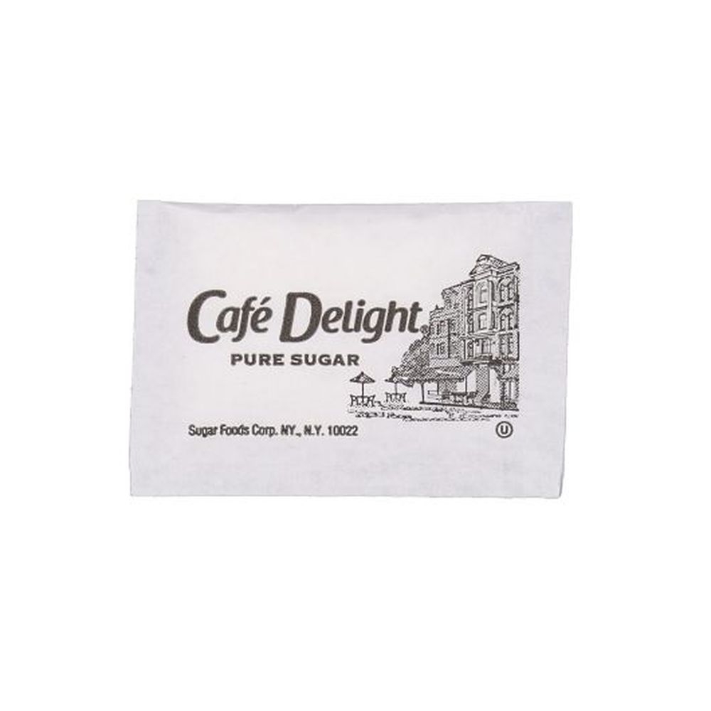 Cafe Delight Sugar Packets, 0.1 Ounce -- 2000 per case