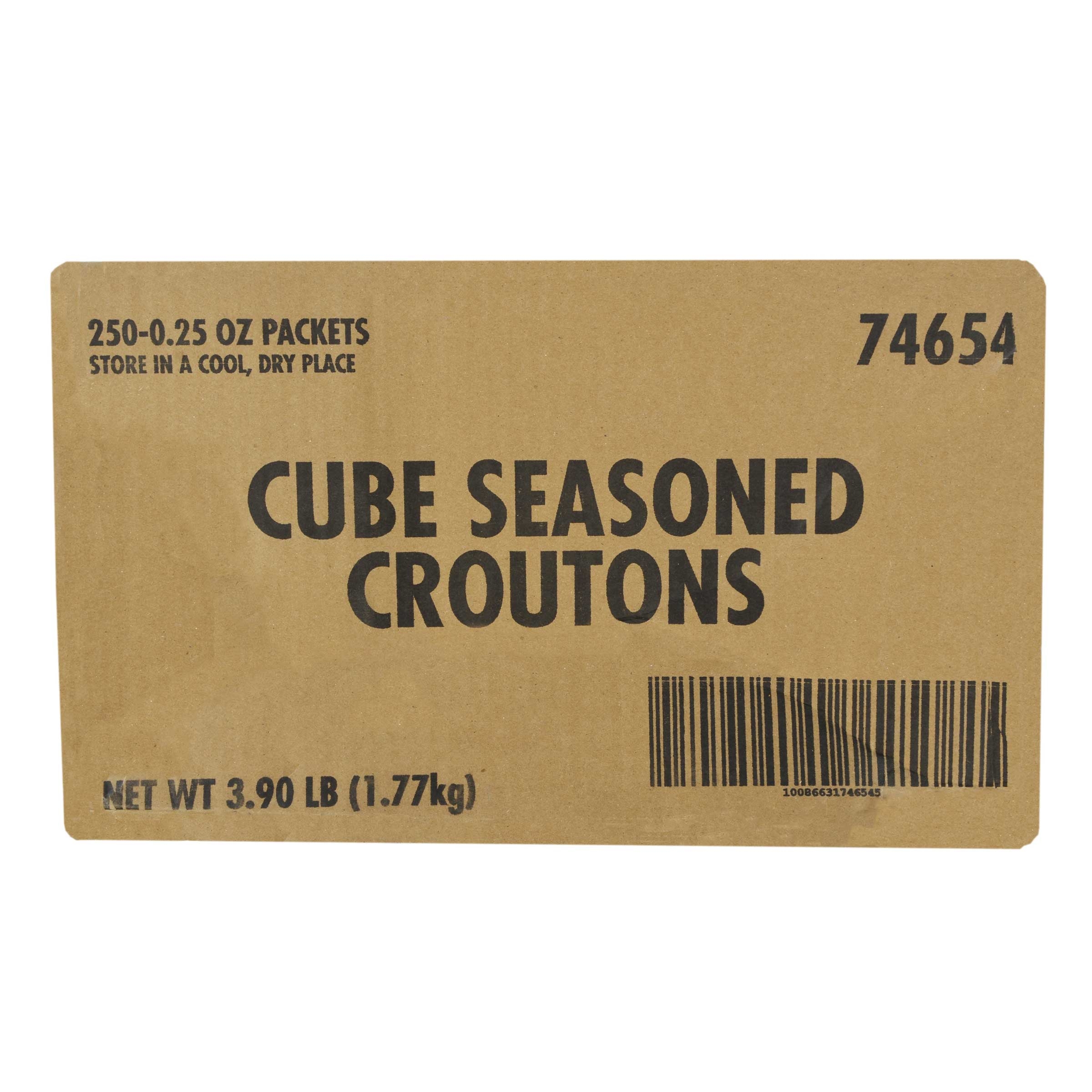 Sugar Foods Cube Seasoned Croutons, 0.25 Ounce -- 250 per case.