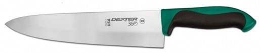 Dexter Russell Cooks Knife with Green Handle, 8 inch -- 6 per case