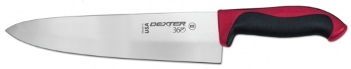 Dexter Russell Cooks Knife with Red Handle, 8 inch -- 6 per case