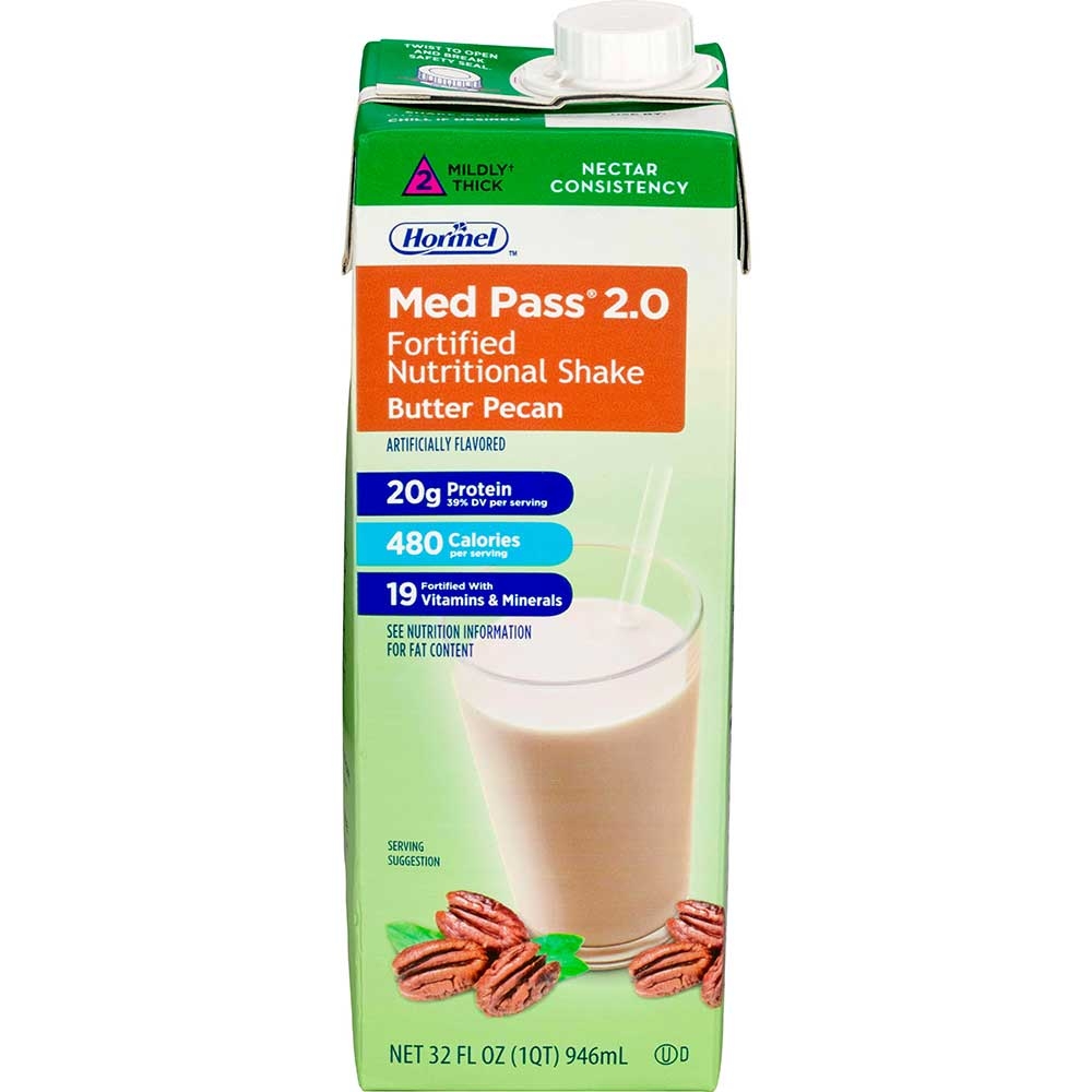 Med.Pass 2.0 Butter Pecan, 32 Ounce -- 12 Case