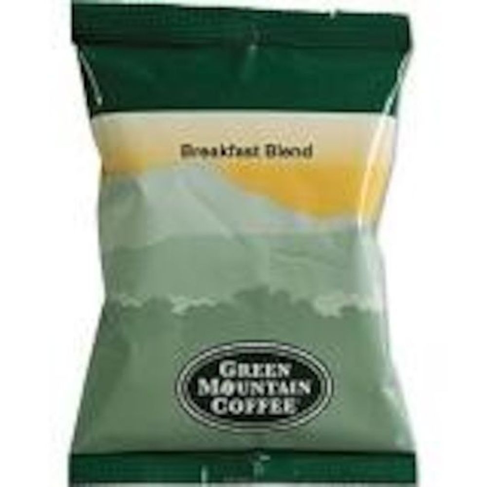 Green Mountain Coffee Roasters Breakfast Blend Ground Coffee, 100 count