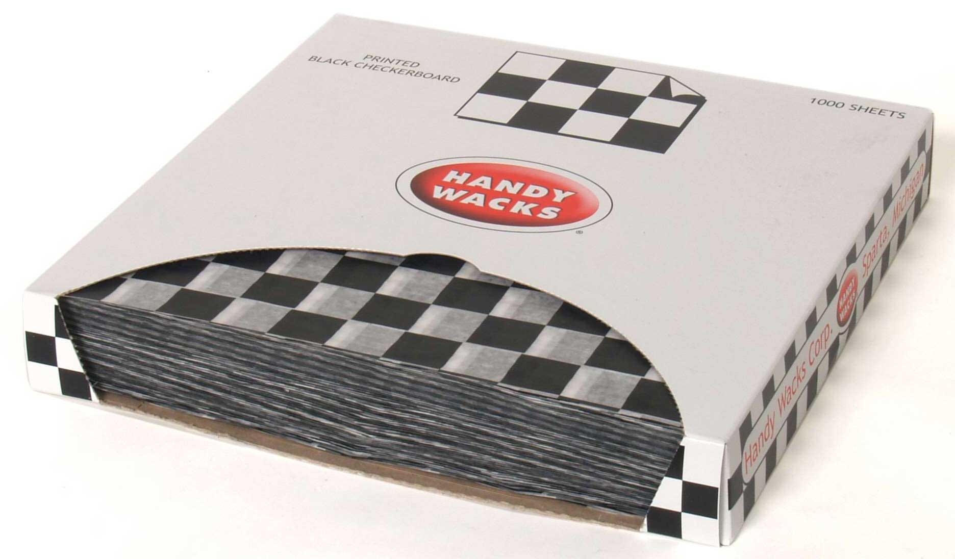 12X12 Checker board Black Tissue -- 6 Case -- 1000 count