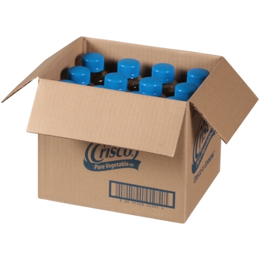 Crisco Vegetable Oil, 16 Fluid Ounce Bottle -- 12 per case