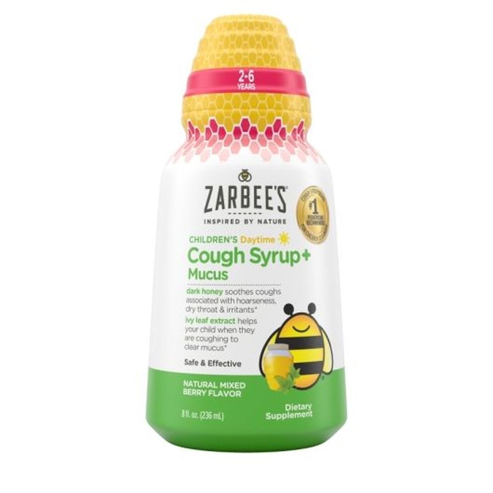Zarbees Childrens Berry Flavor 2 to 6 Years Cough Plus Mucus Syrup, 8 Fluid Ounce -- 12 per case