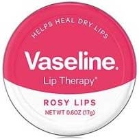 Vaseline Rosy Lip Hand and Body Lotion, 0.6 Ounce Tin -- 12 per case.
