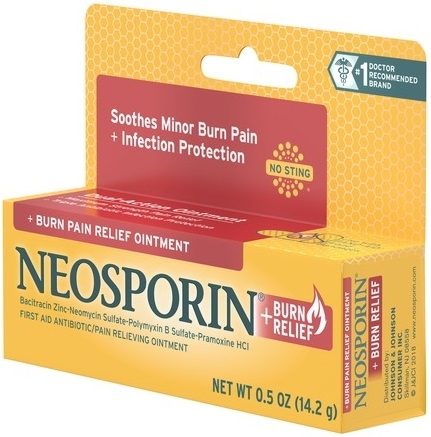 Neosporin Burn Relief Ointment, 0.5 Ounce -- 72 per case.