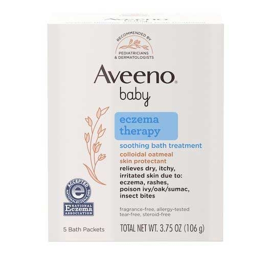 Aveeno Baby Eczema Therapy Soothing Bath Treatment, 3.75 Ounce -- 12 per case