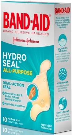 Band Aid Hydro Seal All Purpose Bandage, 10 count per pack -- 24 per case.