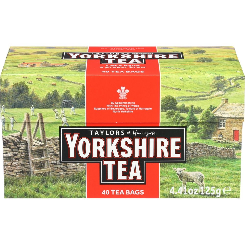 Yorkshire Original Tea, 40 tea bags -- 5 per case