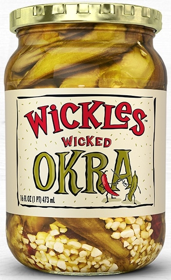 Wickles Wicked Okra, 16 Ounce -- 6 per case