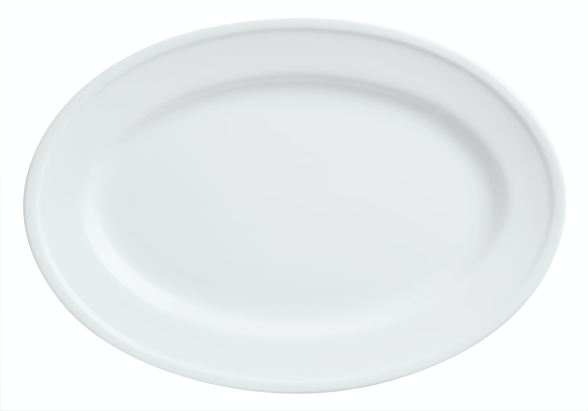 World Tableware Inc Empire Alpine White Oval Platter, 10 x 7.5 inch -- 24 per case.