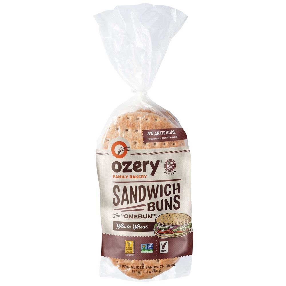 Ozery Bakery Whole Wheat Sandwich Bun, 11.25 Ounce -- 6 per case